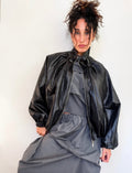 Giubbotto black in ecopelle