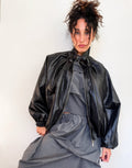 Giubbotto black in ecopelle