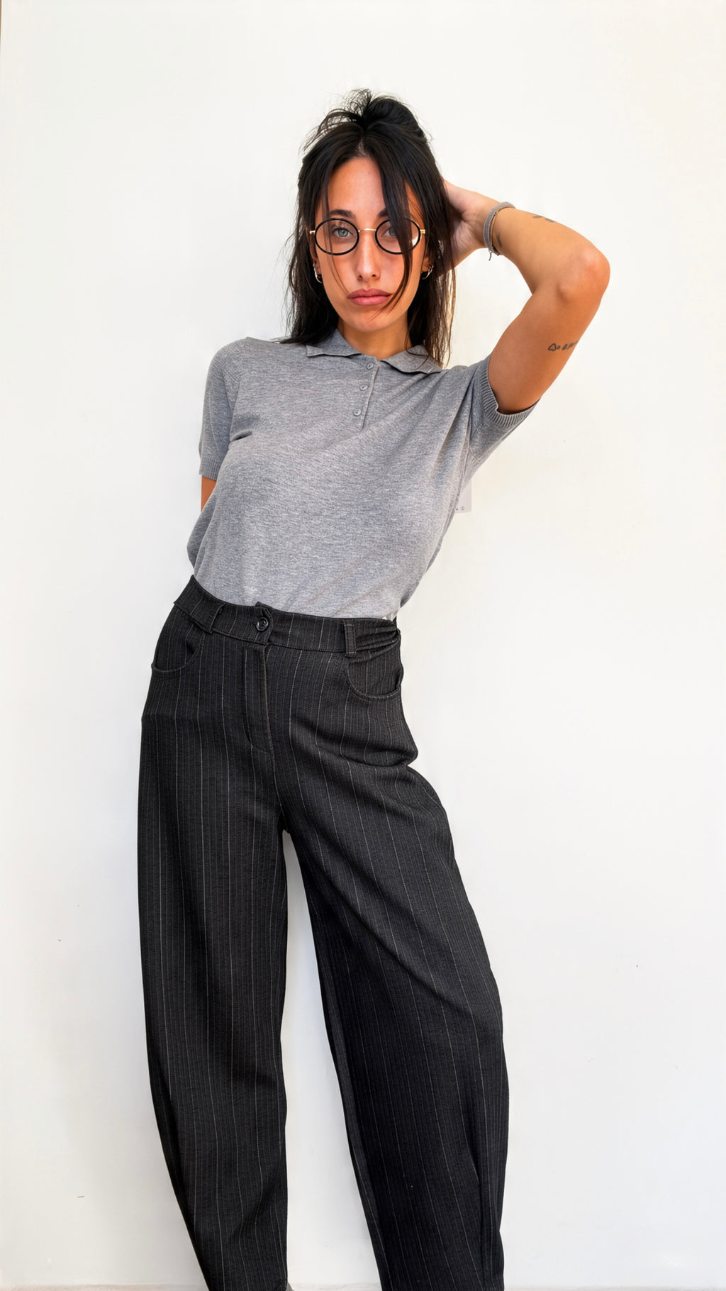 Pantalone gessato