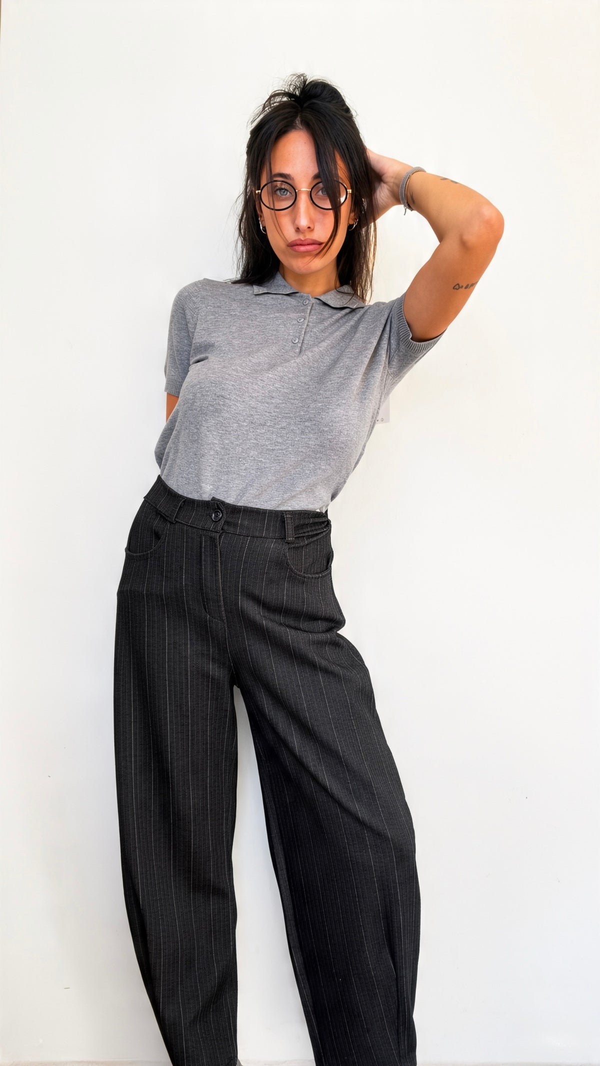 Pantalone gessato
