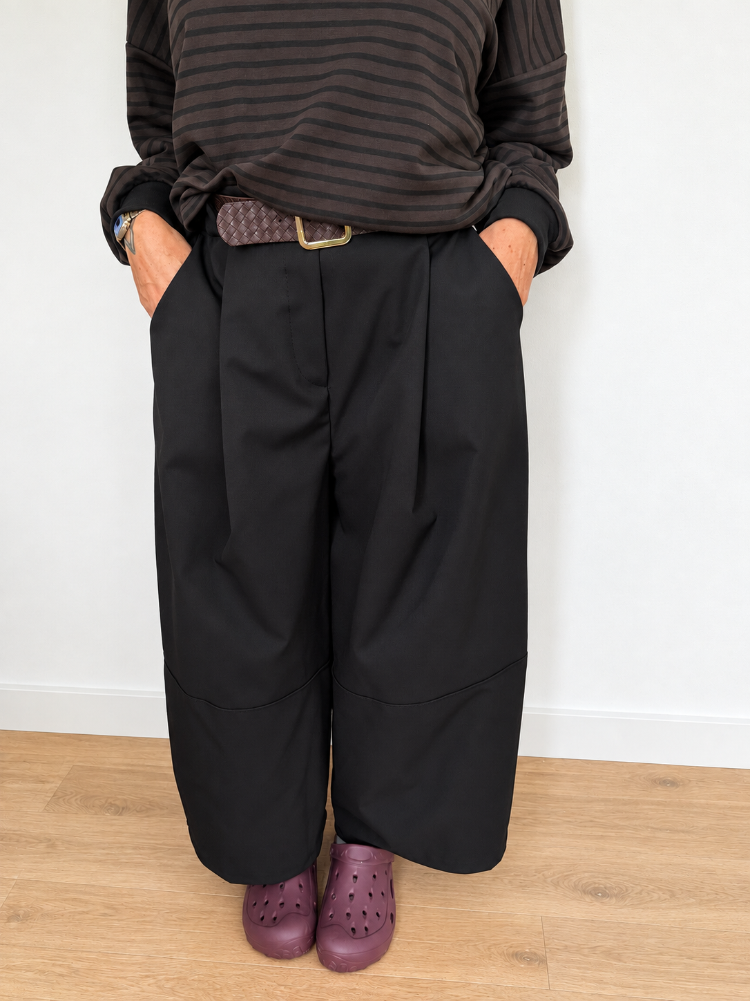 Pantaloni Onda over